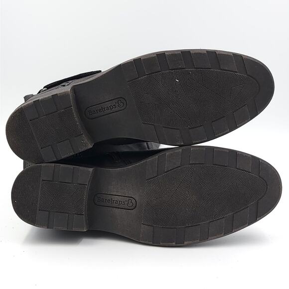 Baretraps Women Block Heel Knee High Riding Boots Abram Size US 5.5M Black - Picture 4 of 4